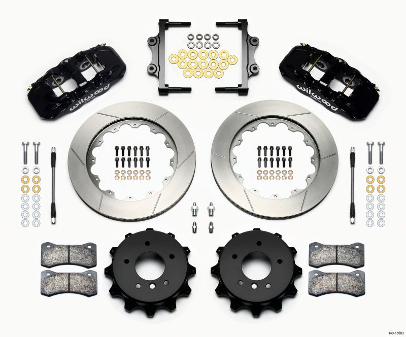 Wilwood AERO4 Rear Kit | BMW E90 Series (07-11) w/ Lines (140-13583)
