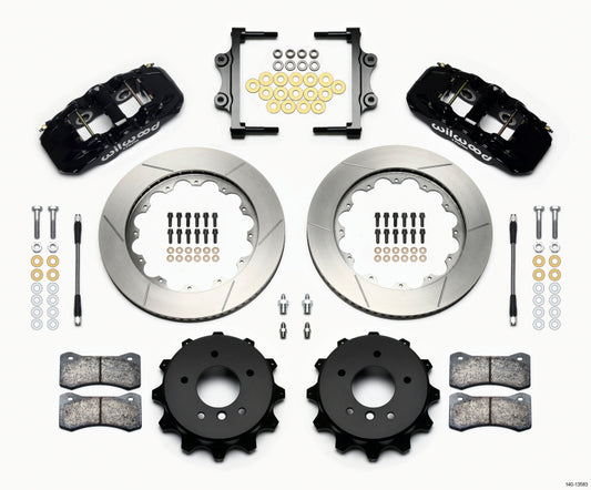 Wilwood AERO4 Rear Kit | BMW E90 Series (07-11) w/ Lines (140-13583)