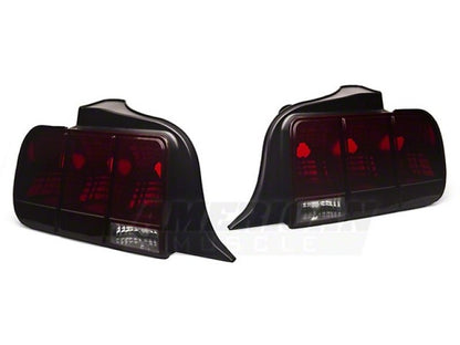 Raxiom 05-09 Ford Mustang Smoked Tail Lights Blk Housing (49066)