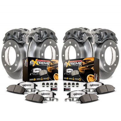 PowerStop 05-16 Ford F-450 Super Duty Front & Rear Medium Duty Caliper Kit (MDCK5965)