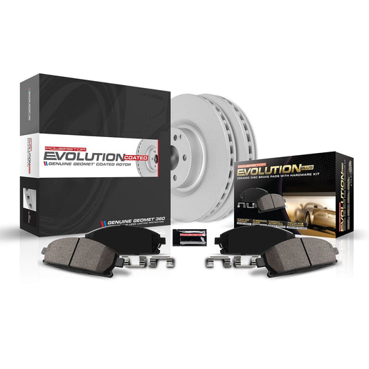 PowerStop Rear Z23 Evolution Sport Coated Brake Kit | BMW Z4 (03-08) (CRK962)