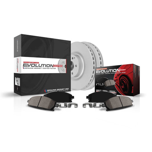 PowerStop Rear Coated Z23 Brake Kit | BMW Alpina B6 xDrive Gran Coupe (16-19) (CRK8775)