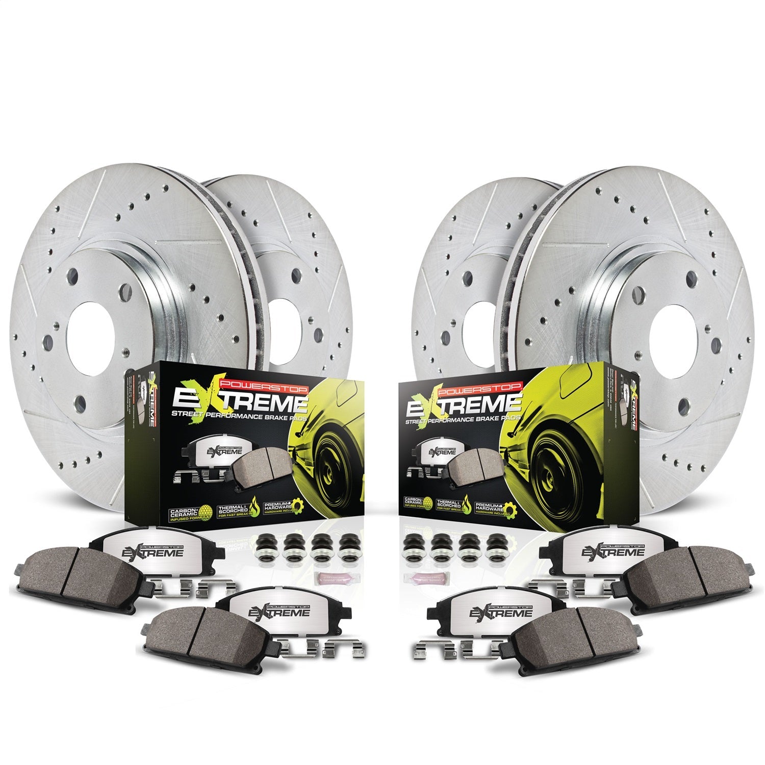 PowerStop Front & Rear Z26 Street Warrior Brake Kit | Buick LaCrosse (12-16) (K5523-26)