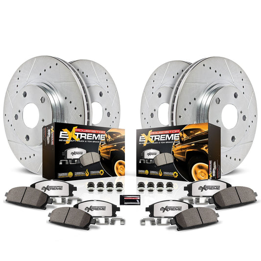 PowerStop Front & Rear Z36 Truck & Tow Brake Kit | Volvo S60 (15-18) (K7636-36)