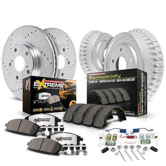 PowerStop Front & Rear Z36 Truck & Tow Brake Kit | Jeep Wrangler (01-06) (K15215DK-36)