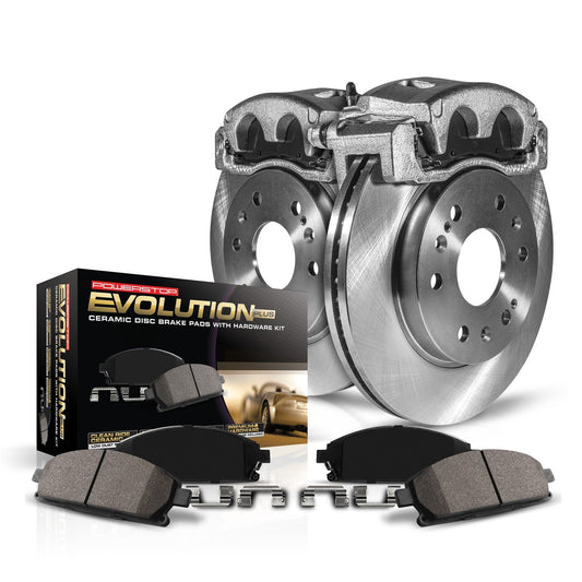 PowerStop Front Autospecialty Brake Kit with Calipers | 1998–2004 Chrysler Concorde (KCOE1694)