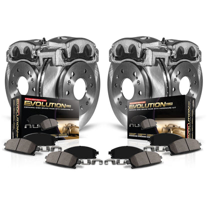 PowerStop Front & Rear Brake Kit with Calipers | 2003–2005 Cadillac CTS (KCOE1424)