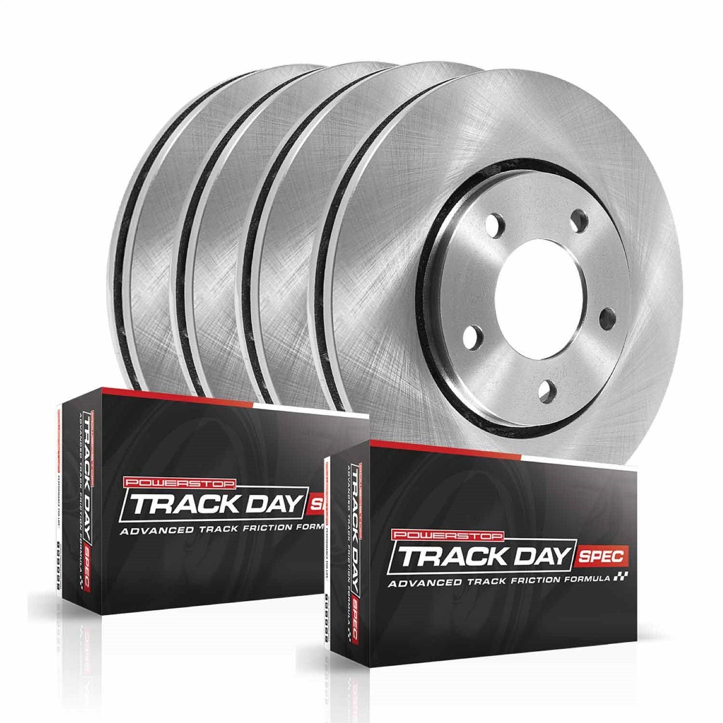 PowerStop 1989 BMW 525i Front & Rear Track Day SPEC Brake Kit (TDSK7335)