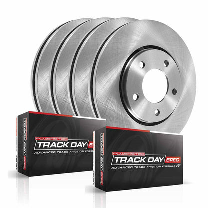 PowerStop 2008 Audi A3 Front & Rear Track Day SPEC Brake Kit (TDSK5363)