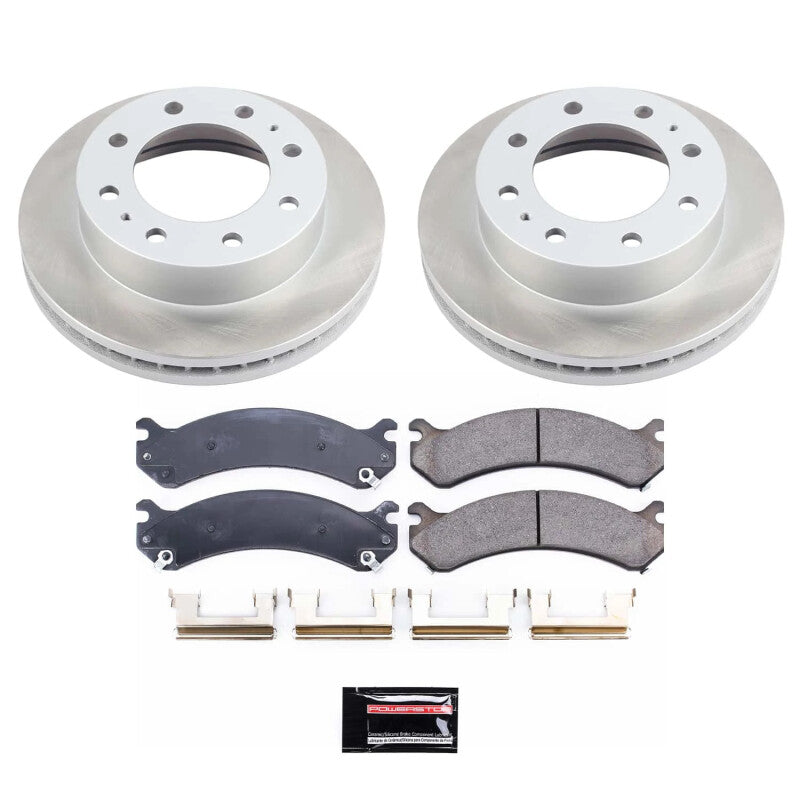PowerStop 07-10 GMC Sierra 3500 HD Front Semi-Coated Rotor Kit (SC2071)