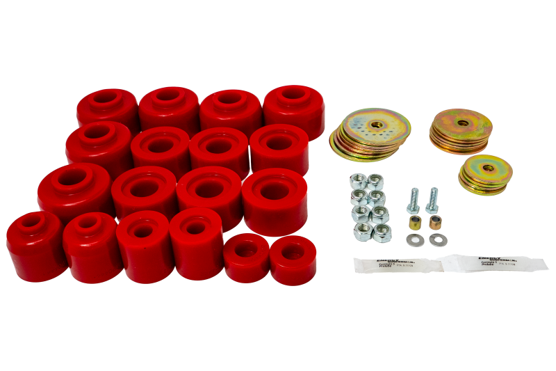 Energy 8.4120R Red Body Mount Bushing Set for 2010-2024 Toyota 4Runner