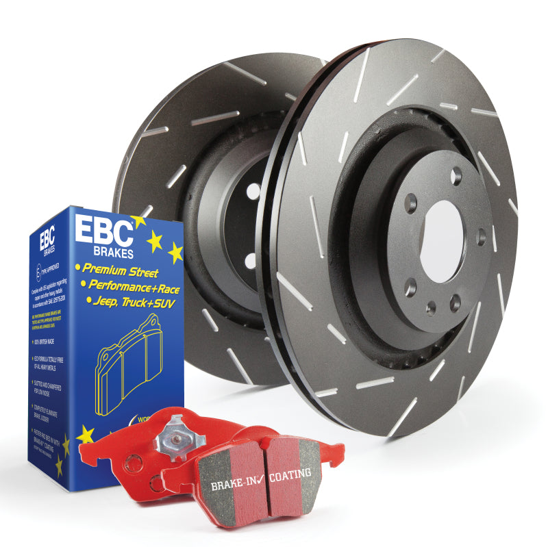 EBC Brakes S4KF1572 S4 Kits Redstuff & USR Rotor for 14-15 Impala