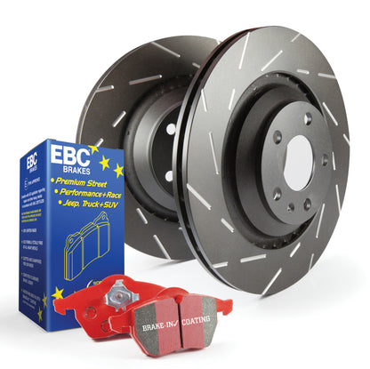 EBC Brakes S4KF1572 S4 Kits Redstuff & USR Rotor for 14-15 Impala