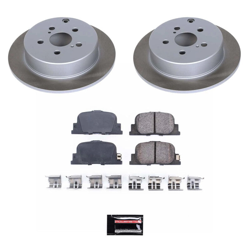 PowerStop 05-10 Scion tC Rear Semi-Coated Rotor Kit (SC2319)