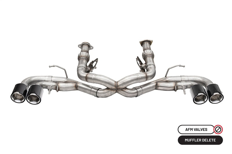 CORSA 3.0 in Cat-Back 4.5 in CF Tips | Corvette C8 20-23 (w/o NPP) (21104CFBLK)