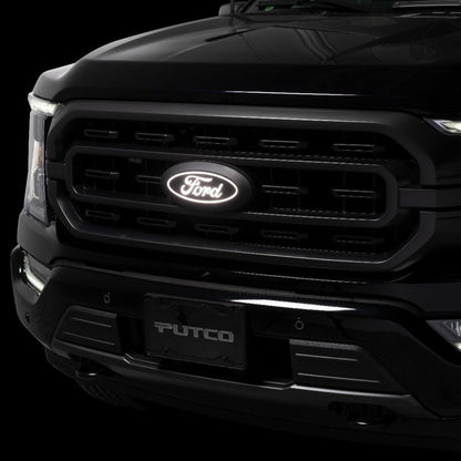 Putco 21-22 Ford F-150 Front Luminix Ford LED Emblem - w/ Camera CutOut