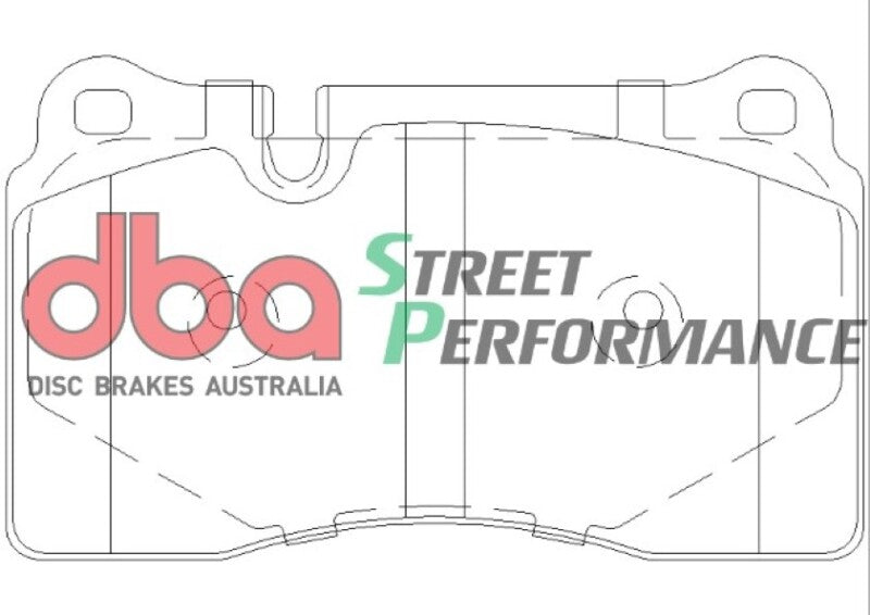 DBA Rear Street Performance Brake Pads | Chevy Corvette ZR-1 (09-13) (DB2228SP)