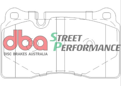DBA Rear Street Performance Brake Pads | Chevy Corvette ZR-1 (09-13) (DB2228SP)