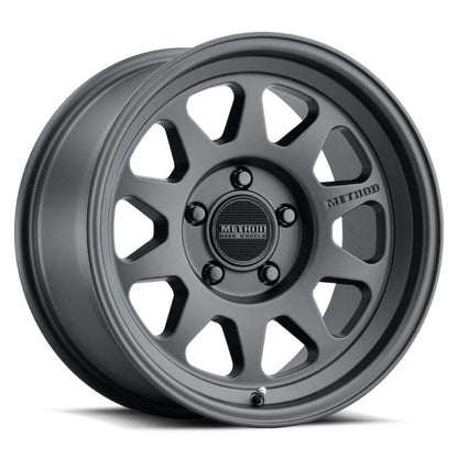 (set of 4) Method MR316 Matte Black | 17x8" +25mm | 5x5in Wheel
