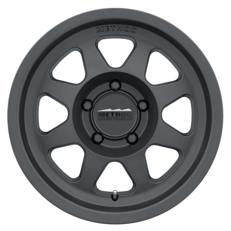 (set of 4) Method MR701 Matte Black | 17x7.5" +30mm | 5x4.5in Wheel