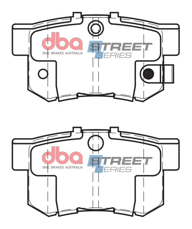 DBA Street Series Rear Brake Pads | Acura CL (97-99) (DB1142SS)