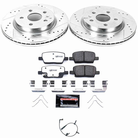 PowerStop 2020 Cadillac CT6 Rear Z26 Street Brake Kit (K9301-26)