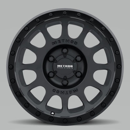(set of 4) Method MR305 NV Double Black | 16x8" +0mm | 6x5.5in Wheel