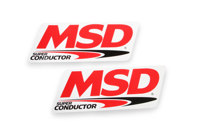 MSD 31229 Super Conductor 8.5mm Spark Plug Wire Set 8 Cylinder 90° Plug/90° Cap