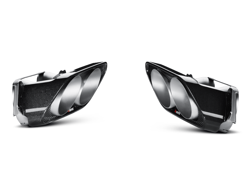 Akrapovic 10-14 AMG SLS Coupe/Roadster Evolution Line Cat Back (Titanium) w/ Carbon Tips
