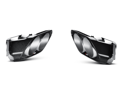 Akrapovic 10-14 AMG SLS Coupe/Roadster Evolution Line Cat Back (Titanium) w/ Carbon Tips
