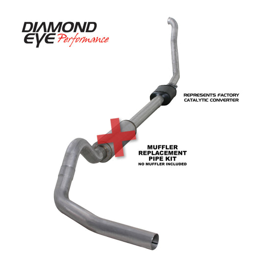 Diamond Eye 4in RPLCMENT Pipe | Ford F-250/350 HD (92-97) (K4306A-RP)