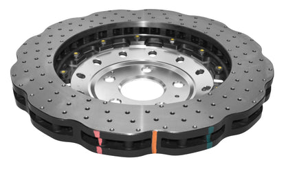 DBA 5000 Series Drilled Front Brake Rotor | Audi RS-3 (15+) (DBA52844SLVXD)
