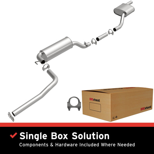 BRExhaust 2003-2007 Ford Focus Direct-Fit Replacement Exhaust System