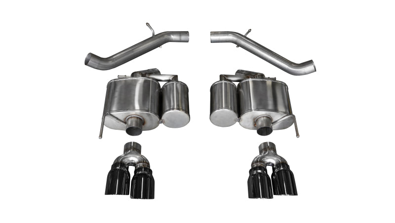 CORSA Sport / 3.0 in Axle-Back 4.0 in Twin Tips | 2016-2019 Cadillac ATS-V (14478)
