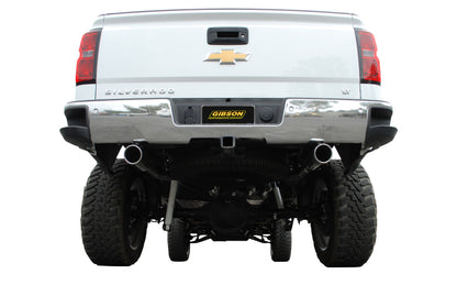 Gibson 3.5in/2.25in Stainless Dual Split Cat-Back Exhaust | Chevrolet Silverado 1500 LTZ (14-18) (65673)