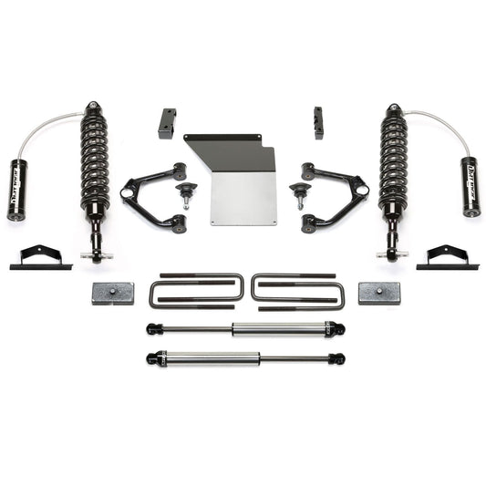 Fabtech 3.5in Upper Control Arm System w/ 2.5in DL Reservoir Coilovers & Rear DL Shocks | GM C/K1500 (07-18) (K1107DL)