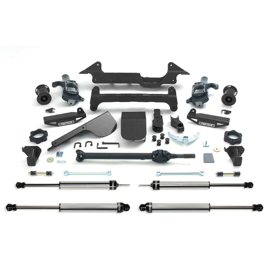 Fabtech 6in Performance Suspension System w/ Dual DSS Shocks Rear Air Bags | Hummer H2 SUV/SUT 4WD (03-05) (K5001DL)