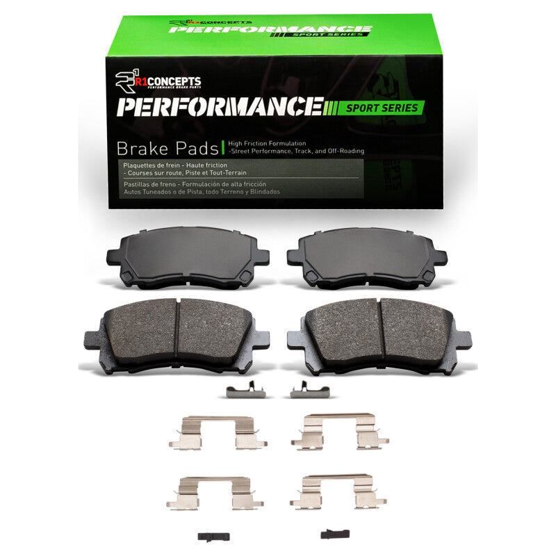 R1 97-03 Subaru Impreza F&R Sport Pads & Hardware Kit (2115-0721-01)