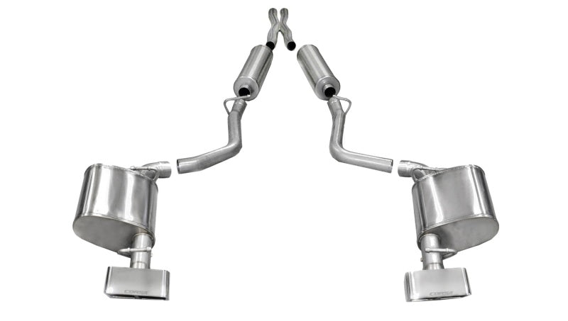 CORSA Xtreme / 2.5 in Cat-Back GTX2 Tips | 2011-2014 Challenger RT 5.7L (14529)