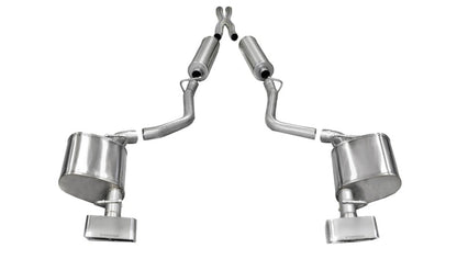 CORSA Xtreme / 2.5 in Cat-Back GTX2 Tips | 2011-2014 Challenger RT 5.7L (14529)