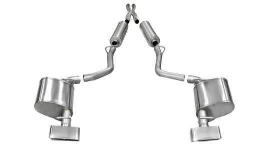 CORSA Xtreme / 2.5 in Cat-Back GTX2 Tips | 2011-2014 Challenger RT 5.7L (14529)