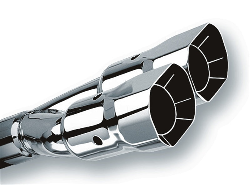 Borla 2.5in SS D&S Square Angle-Cut Intercooled Tip | Universal (20233) (SPF20233)