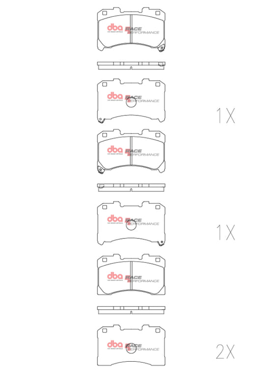 DBA RP Performance Front Brake Pads | Toyota GR Corolla (22+) (DB15147RP)