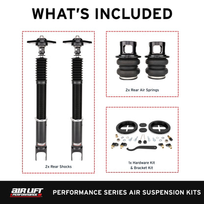 Air Lift 76510 Rear Air Suspension Kit For Infiniti G37 09-13/Nissan 370z 09-20