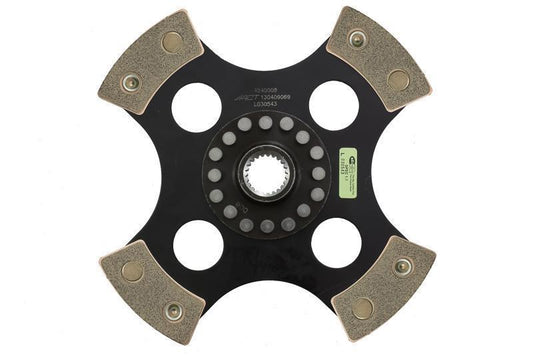 ACT Solid 4 Puck Clutch Disc | 2003-2015 Mitsubishi Evo 8/9/X, 2010-2012 Hyundai Genesis Coupe 2.0T, and 2004-2011 Mazda RX-8 (4240008)