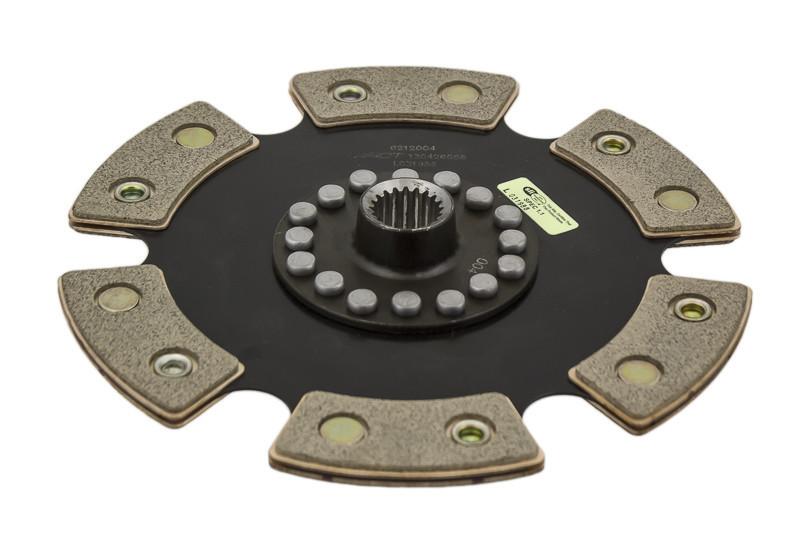 ACT 6-Pad Rigid Racing Clutch Disc | 1988-1991 Honda CRX, 1988-2005 Honda Civic, and 1993-1997 Honda Civic Del Sol (6212004)
