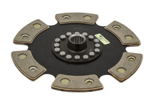 ACT 6-Pad Rigid Racing Clutch Disc | 1988-1991 Honda CRX, 1988-2005 Honda Civic, and 1993-1997 Honda Civic Del Sol (6212004)