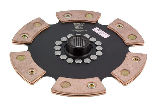 ACT 6-Pad Rigid Racing Clutch Disc | 2002-2006 Acura RSX Base/Type-S, 2002-2015 Honda Civic Si, and 2002-2012 Honda Accord (6214010A)