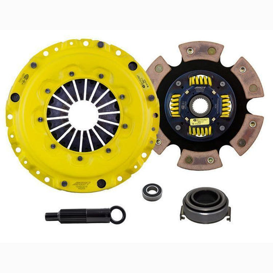 ACT XT Race Clutch Kit w/ Sprung 6-Pad Disc | 99-00 Honda Civic Si / 94-97 Del Sol VTEC & 94-01 Acura Integra (AI4-XTG6)