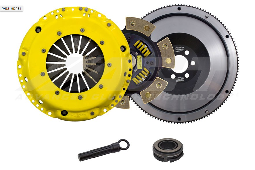 ACT HD Pressure Plate Race 6 Pad Sprung Clutch w/ Streetlite Flywheel | Volkswagen Multiple Fitments (VR2-HDG6)